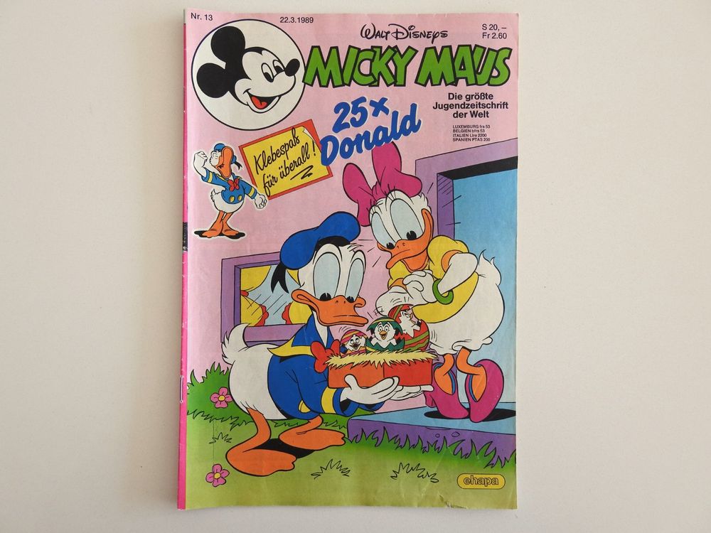 Micky Maus Magazin 1989 Nr 13 Kaufen Auf Ricardo