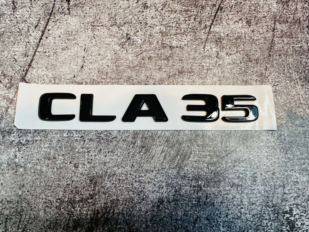 Mercedes Amg Cla Emblem Schriftzug Logo Aus Abs Schwarz Kaufen Auf