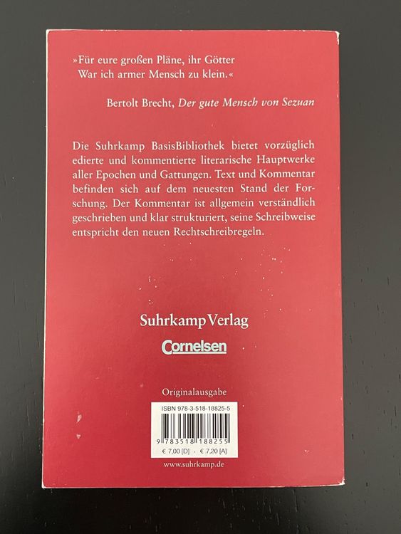 Der Gute Mensch Von Sezuan Bertolt Brecht Kaufen Auf Ricardo