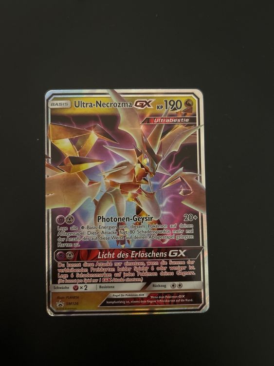 Ultra Necrozma GX SM126 DE Ab 1 Kaufen Auf Ricardo