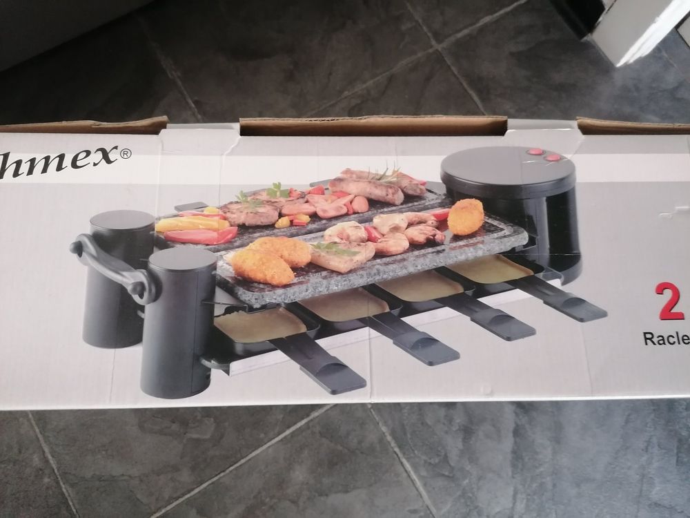 Raclette und Grill Ohmex 5800 für 8 Pers Kaufen auf Ricardo