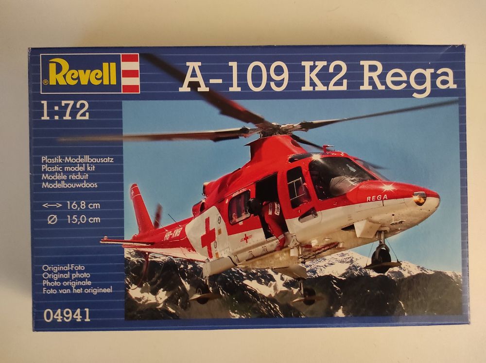 Agusta A 109 K2 Der Rega Bausatz Von Revell 1 72 Kaufen Auf Ricardo