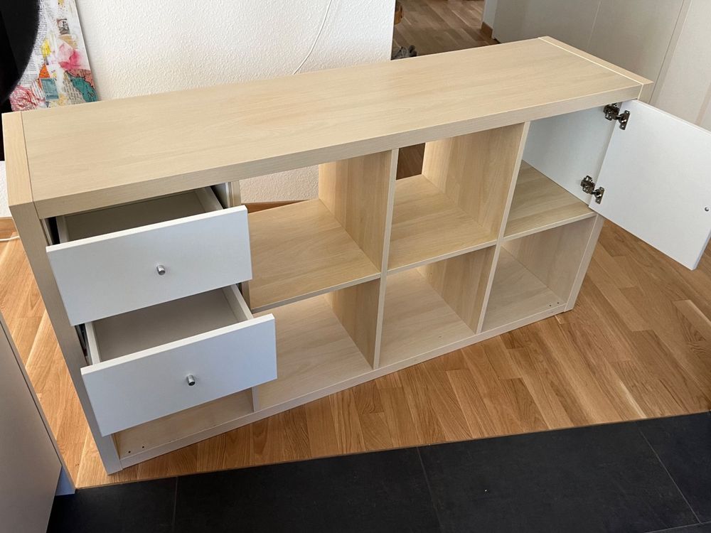 IKEA Kallax Sideboard 4x2 inkl Schubladen Kästchen Kaufen auf