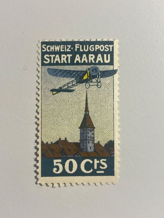 Schweizer Flugpost Start Aarau Postfrisch Kaufen Auf Ricardo