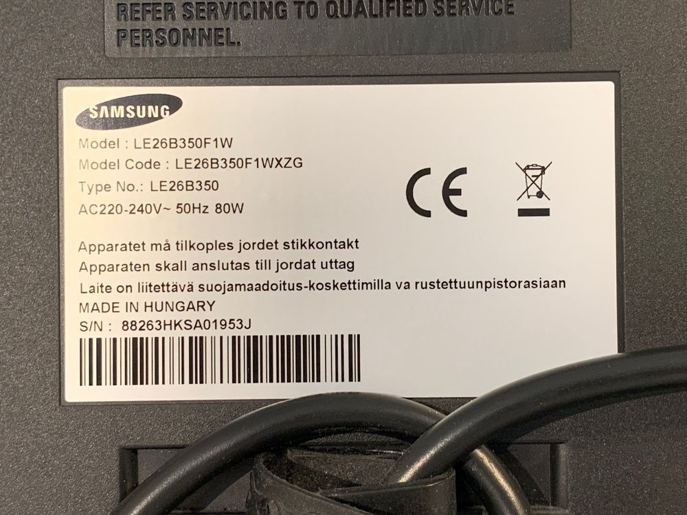 Samsung Lcd Tv Modell Le B F W Kaufen Auf Ricardo