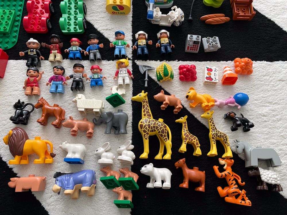 Duplo Steine Fahrzeuge Figuren Und Tiere In Div Varianten Kaufen