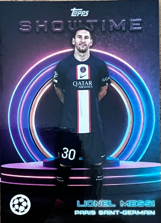 2022 23 Topps Showtime Lionel Messi PSG Kaufen Auf Ricardo