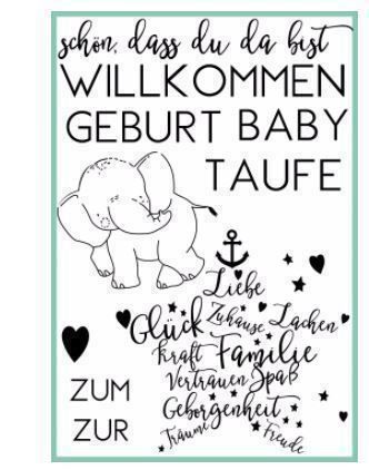 Motivstempel Set Geburt Baby X Cm Neu Kaufen Auf Ricardo