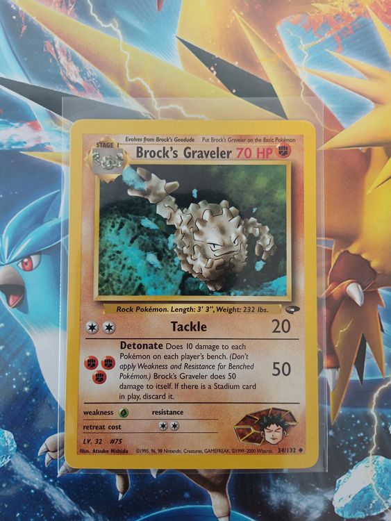 Brock S Graveler Vintage Pok Mon Tcg Karte Kaufen Auf Ricardo