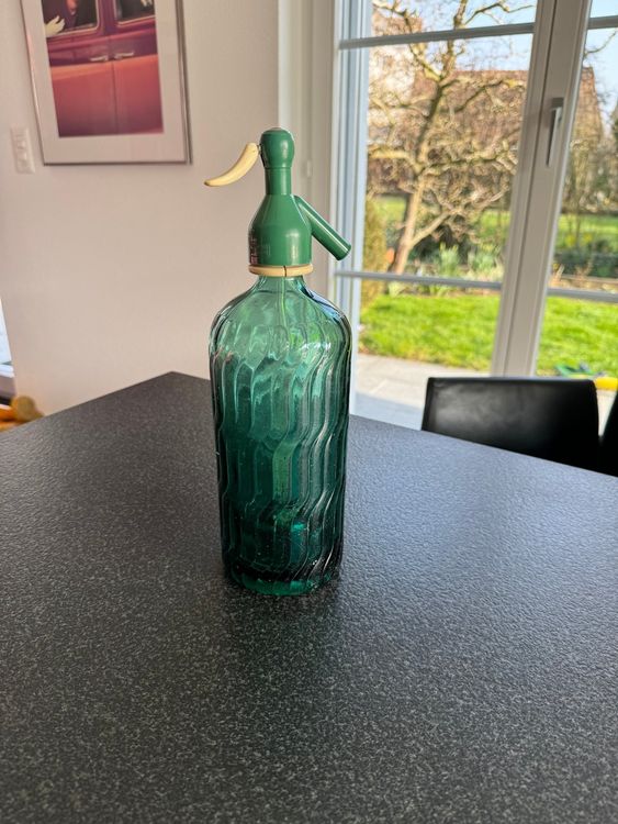 Antike Siphonflasche Gr N Vintage Fifties Sixties Kaufen Auf Ricardo