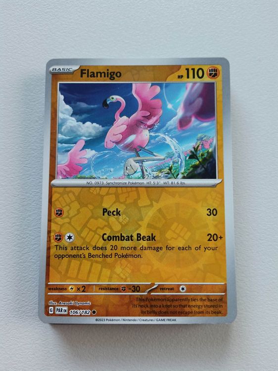 Flamigo Reverse Holo Paradox Rift Pokemon Kaufen Auf Ricardo