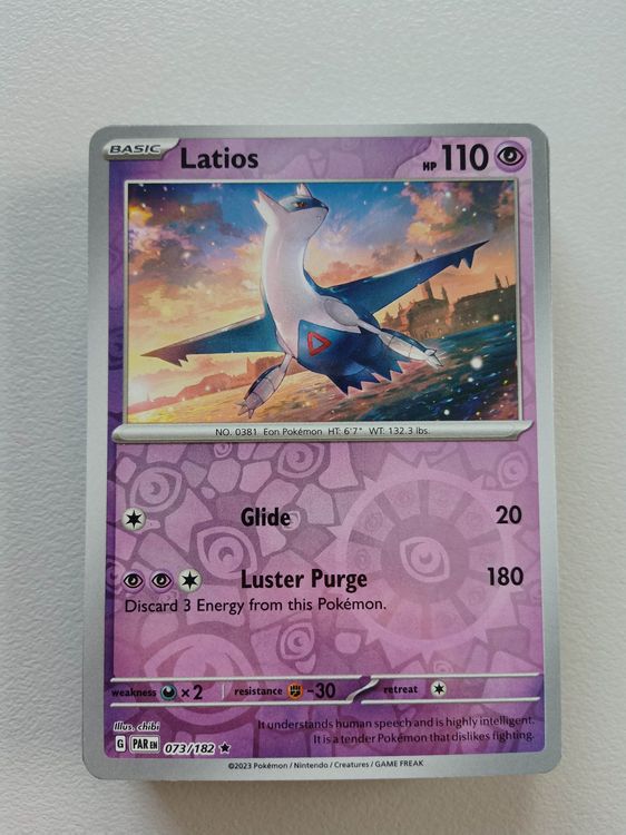 Latios Reverse Holo Paradox Rift Pokemon Kaufen Auf Ricardo