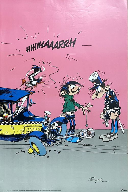 Gaston Lagaffe Par Franquin Affiche Poster Acheter Sur Ricardo