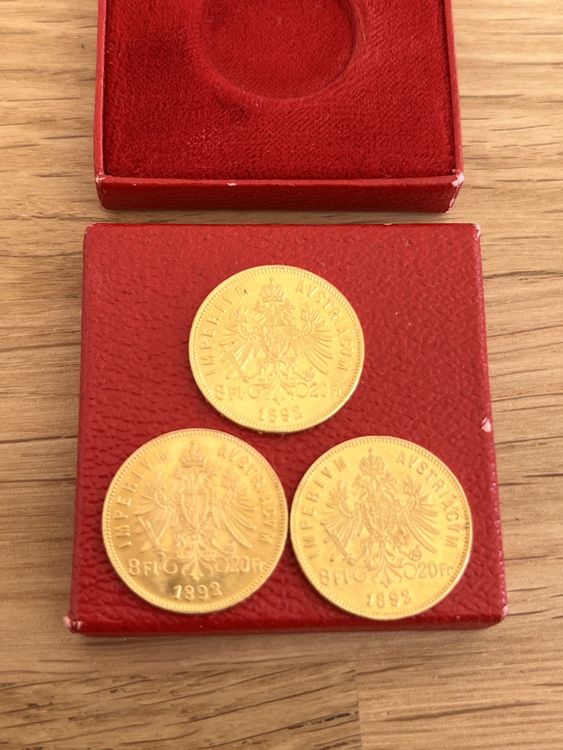 Österreich Gulden 8 Florin Goldmünze Kaufen auf Ricardo