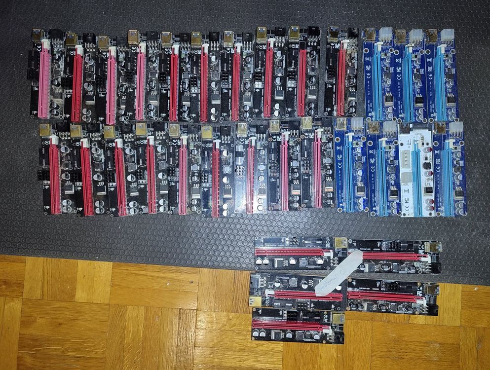 Pcie Riser Cards Usb Pci E Gpu Mining Entire Lot Kaufen Auf Ricardo