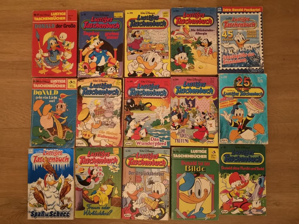 Grosse Sammlung X Donald Duck Lustige Taschenb Cher Kaufen Auf