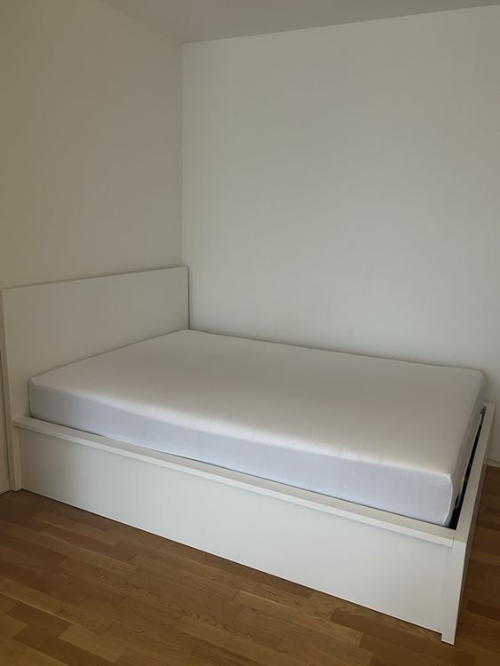 Bett 140x200 Ikea Malm Mit Aufbewahrung Incl Matratze Kaufen Auf Ricardo