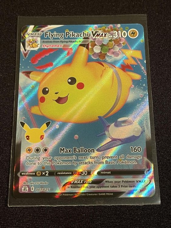 Pokemon Karte Flying Pikachu Vmax Kaufen Auf Ricardo