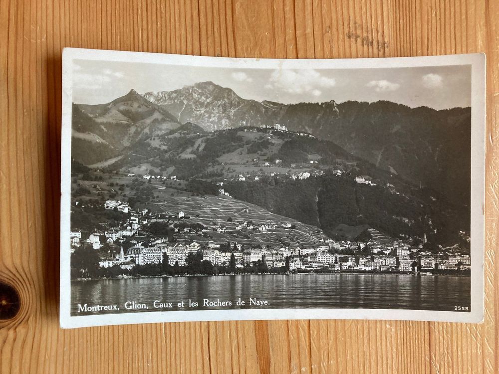 Montreux Glion Caux Et Les Rochers De Naye Ak Kaufen Auf