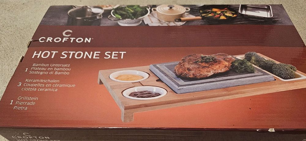 Crofton Hot Stone Set für gemütliche Abende zu Hause Neu gemäss