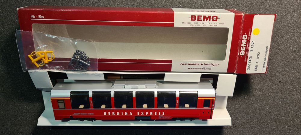 2 Wagen H0m BEMO BERNIINA EXPRESS Panoramawagen Kaufen Auf Ricardo