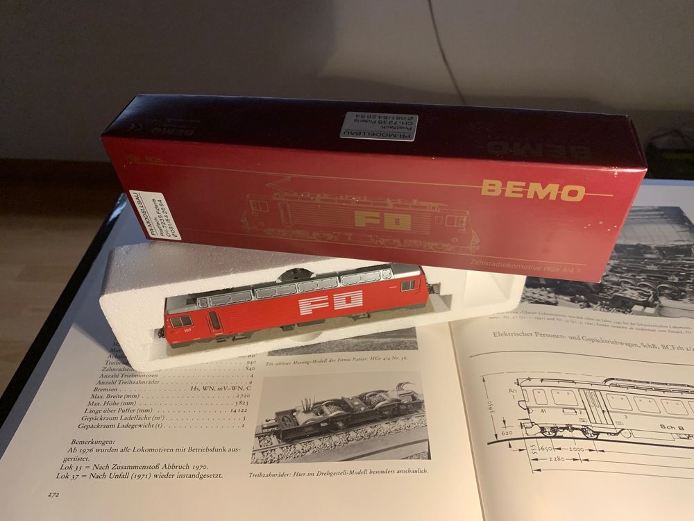 BEMO 1262 207 FO HGe 4 4 II 107 Grimsel Kaufen Auf Ricardo