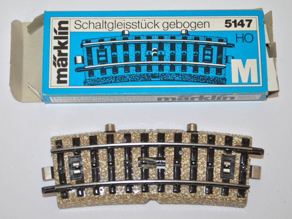 Märklin Schaltgleisstück gebogen M Gleis 5147 RSE117 Kaufen auf Ricardo