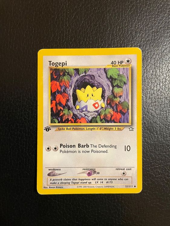 Neo Genesis Togepi 1st 51 111 Ab 1 Kaufen Auf Ricardo