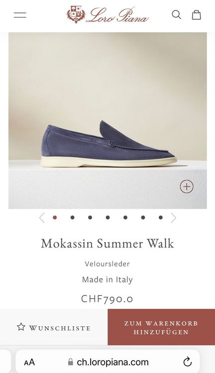 Loro Piana Mokassin Summer Walk Kaufen Auf Ricardo