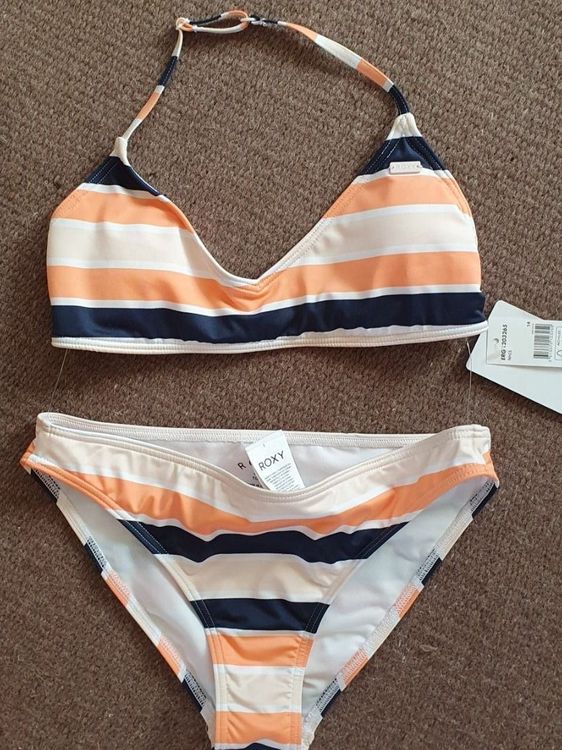 Neu Roxy Bikini gepolstert 12 14 16 Neu und originalverpackt in für