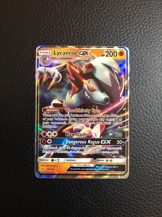 Guardians Rising Lycanroc Gx Nm Ab Kaufen Auf Ricardo