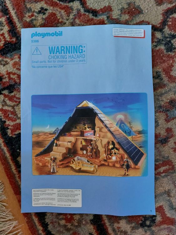 Playmobil Ägypten Pyramide Segelboot Tempel Kaufen auf Ricardo