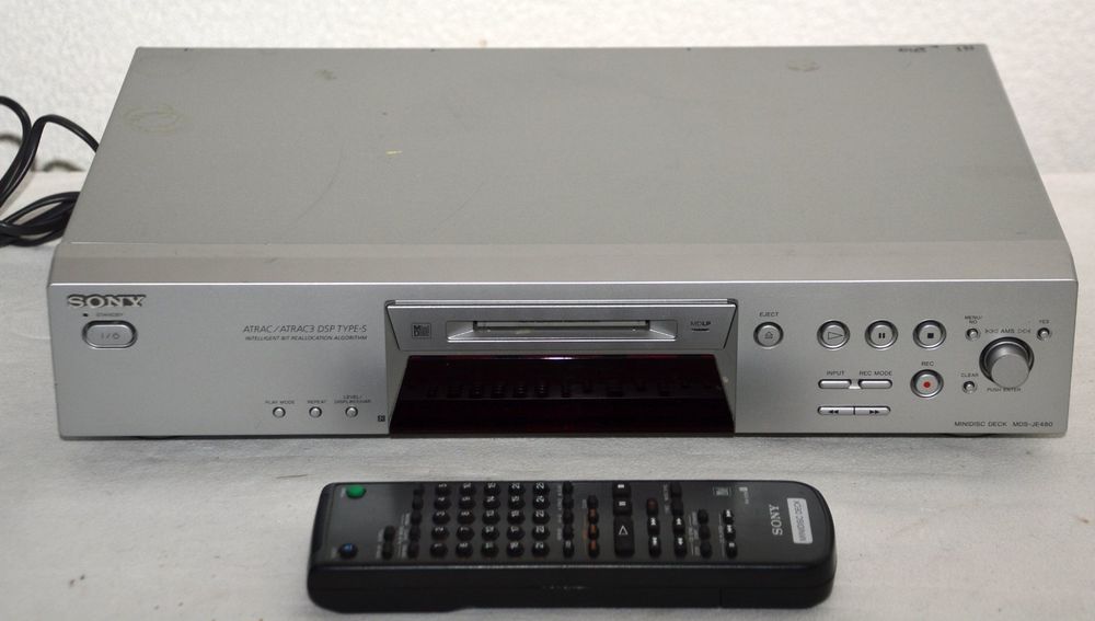 Sony Minidisc Deck MDS JE 480 Kaufen Auf Ricardo