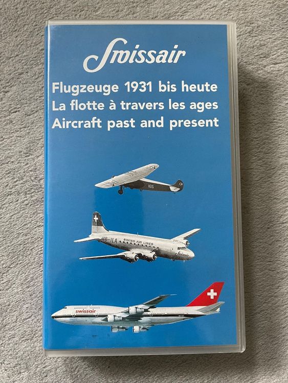 Swissair Flugzeuge Bis Heute Vhs Kassette Kaufen Auf Ricardo