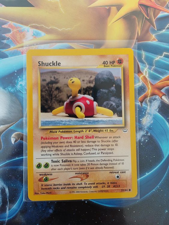 Shuckle Neo Vintage Pok Mon Tcg Karte Kaufen Auf Ricardo