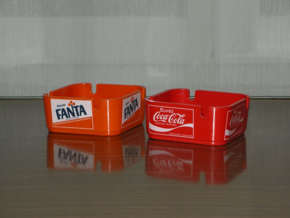 Vintage Aschenbecher Coca Cola Fanta Ornamin Kaufen Auf Ricardo