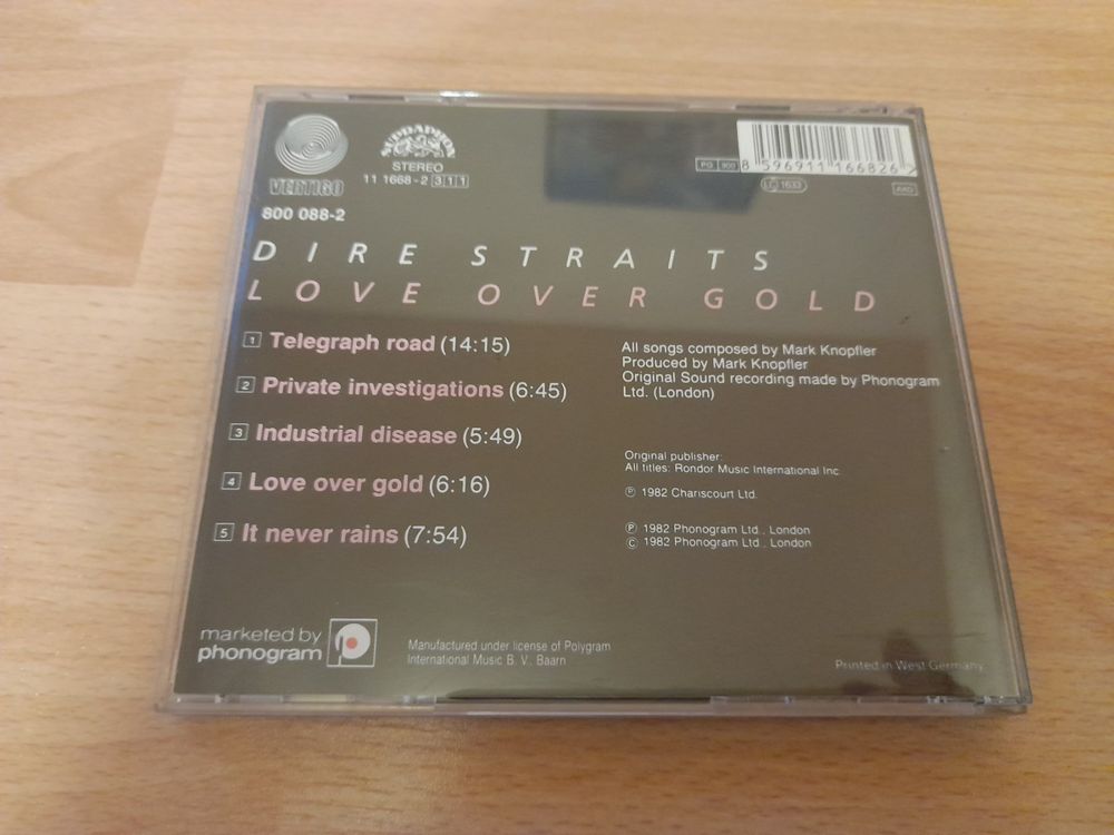 CD Dire Straits Love Over Gold Kaufen Auf Ricardo