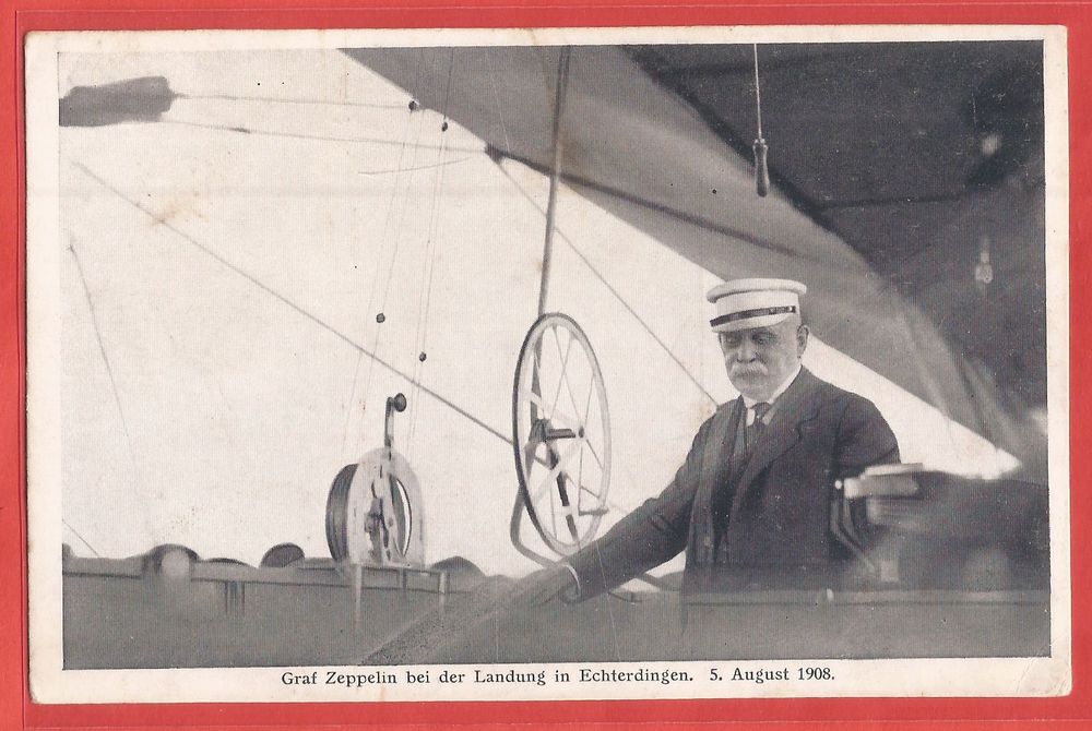 Graf Zeppelin Bei Der Landung In Echterdingen 1908 Kaufen Auf Ricardo