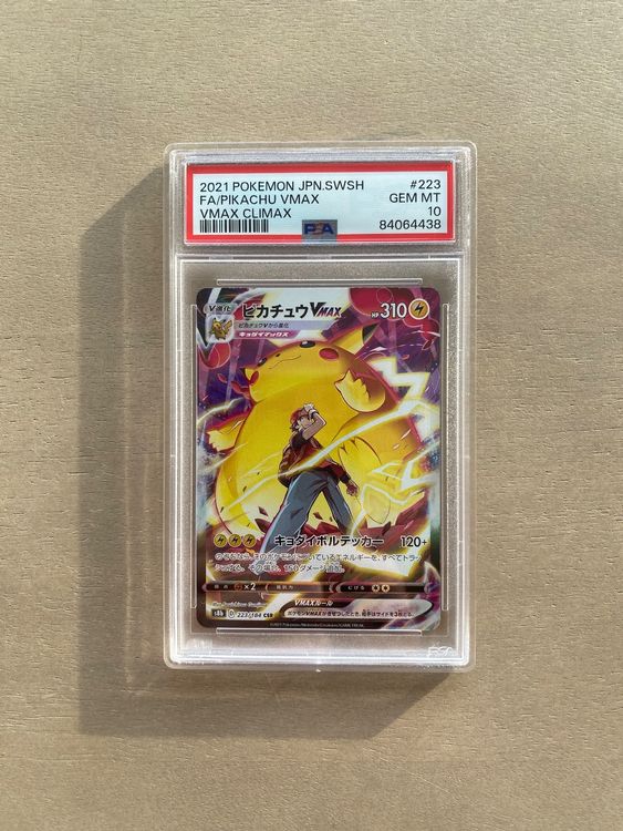 Pikachu Vmax 223 Pokémon Vmax Climax Japanese PSA 10 Kaufen auf Ricardo