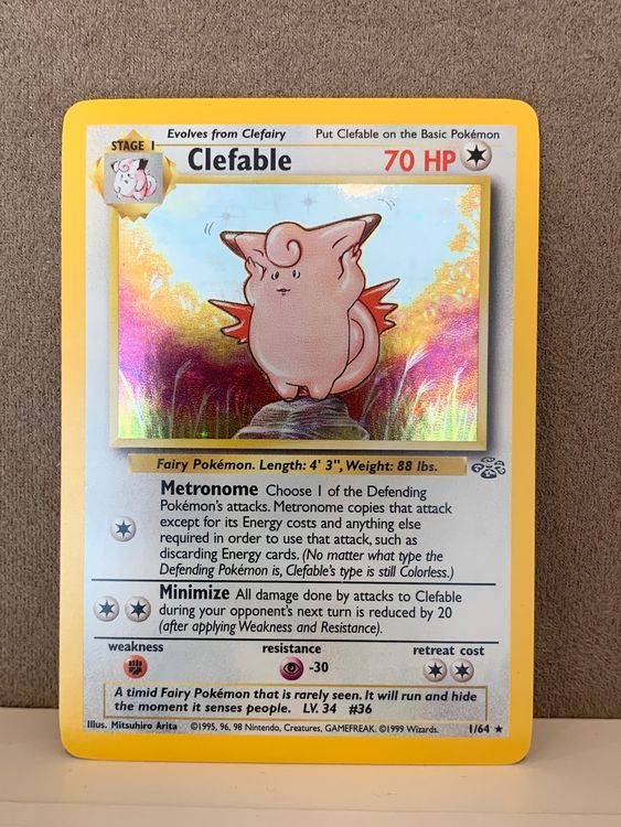 Clefable Pixi Holo Eng Pokemon Jungle Dschungel Kaufen Auf Ricardo