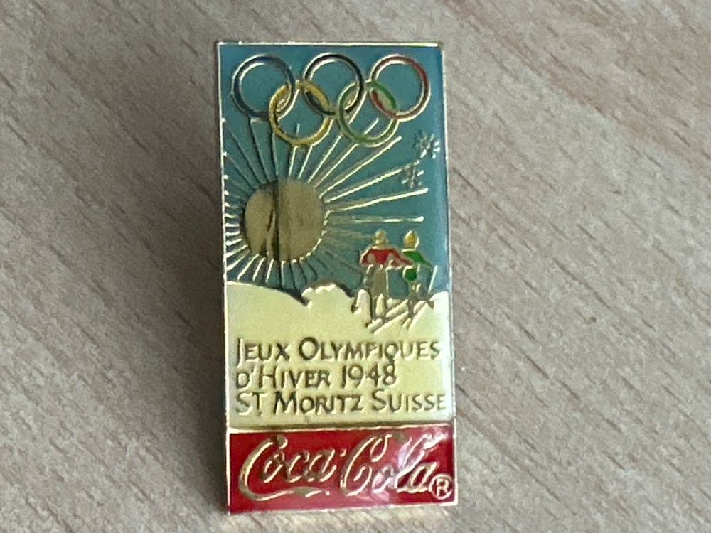 Pin Coca Cola Olympia St Moritz Kaufen Auf Ricardo