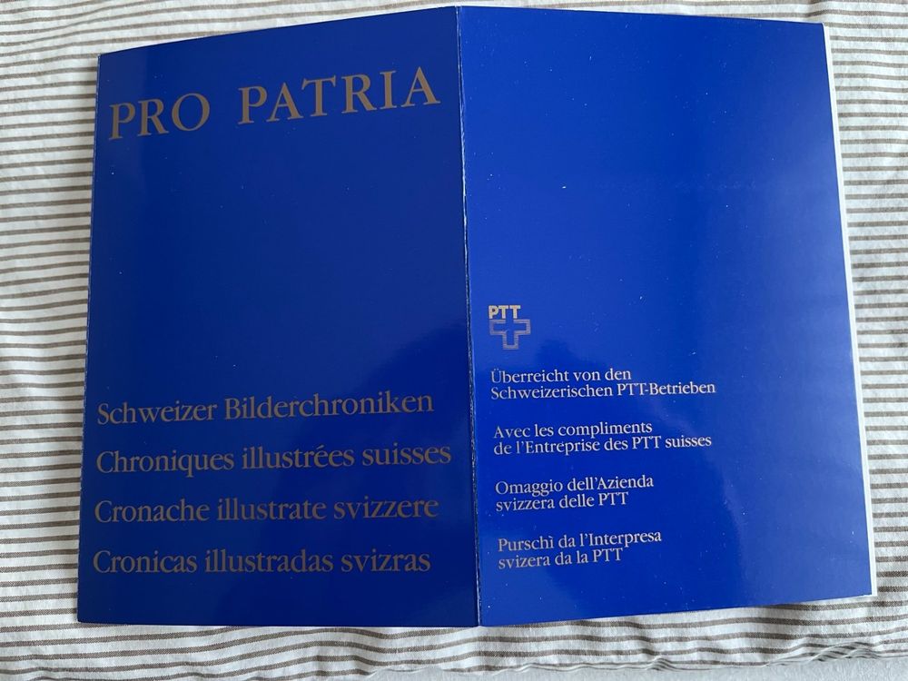 Ptt Pro Patria Bilderchroniken Mi Er Blocks Kaufen Auf