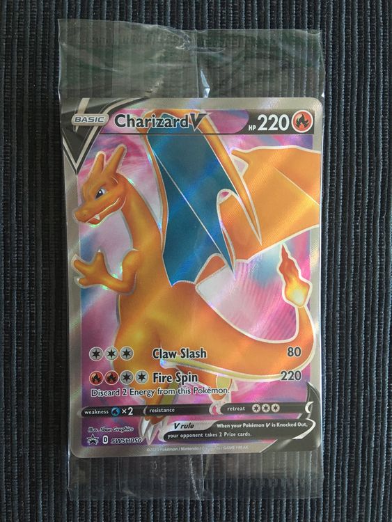 Pokemon Charizard V Fullart Promo Champions Path Sealed Kaufen Auf