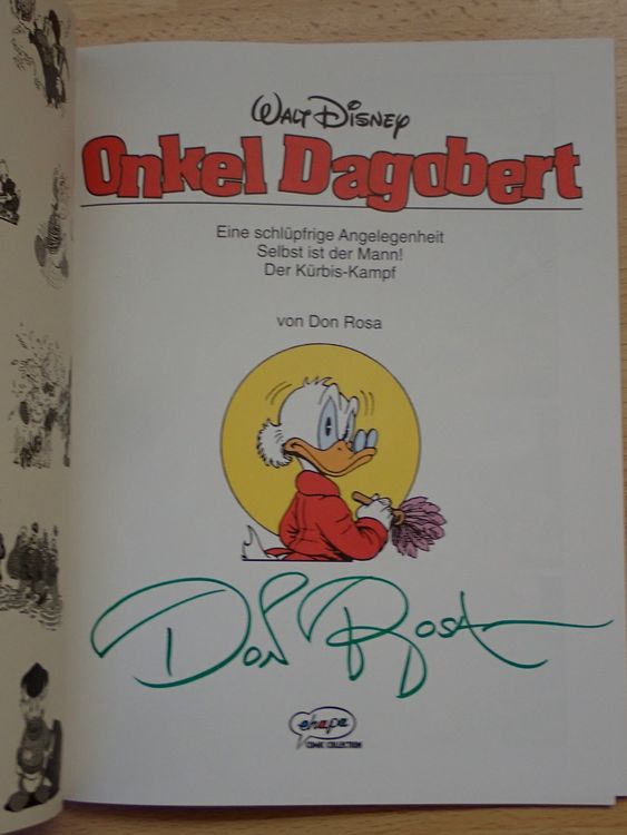 Onkel Dagobert Von Don Rosa Band Signiert Kaufen Auf Ricardo