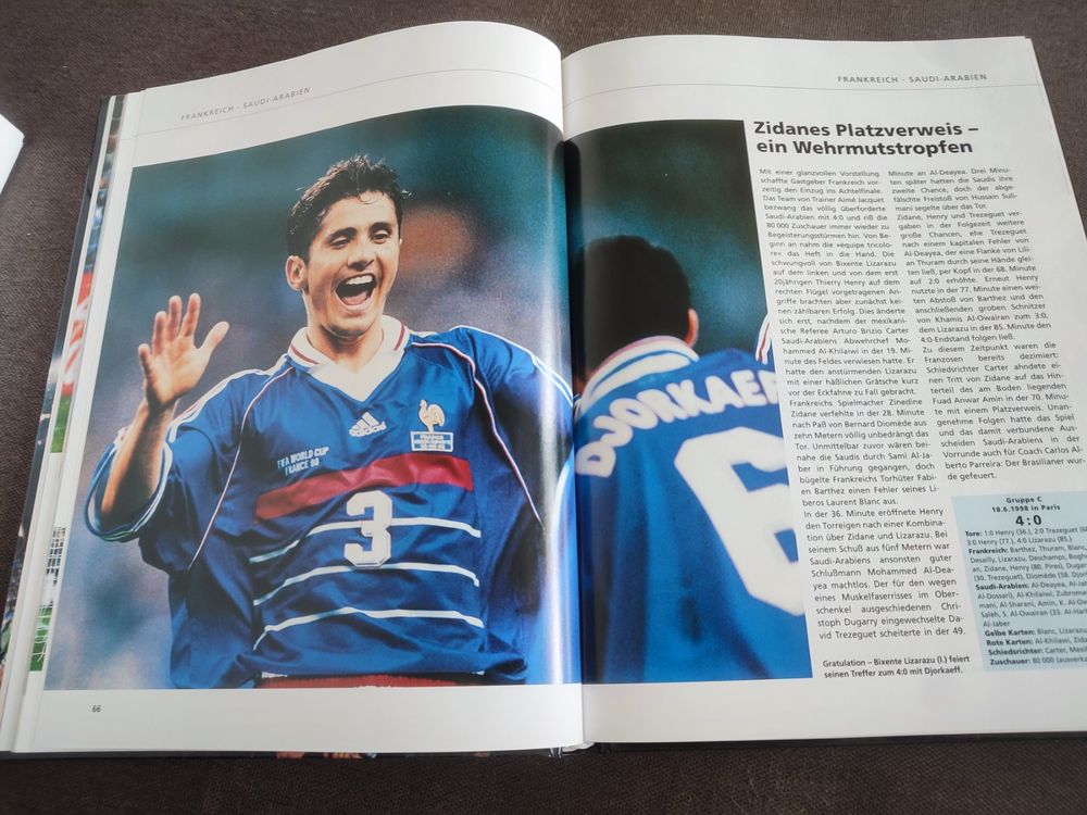 Buch Fussball WM 1998 Sammlerbuch Kaufen Auf Ricardo