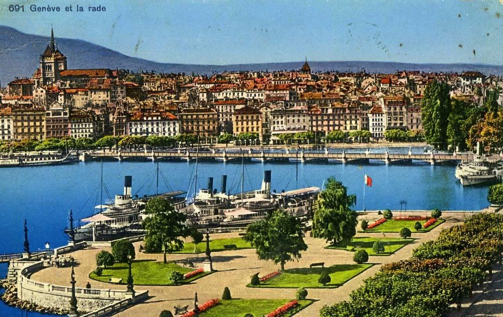 Raddampfer in Genf Lac Léman Dampfschiffe Genfersee Kaufen auf Ricardo