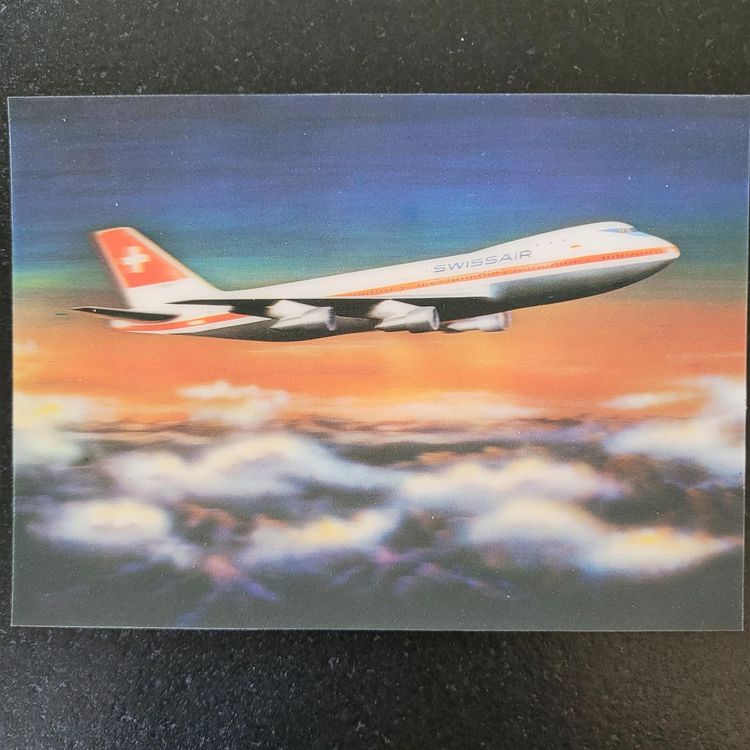 Carte Postale Avion Swissair Relief D Kaufen Auf Ricardo