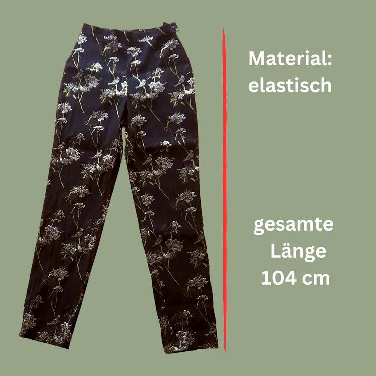 Marc Cain Damen Hose Schwarz Mit Muster Kaufen Auf Ricardo