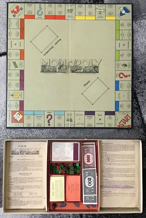 Antike Monopoly Spielset Kaufen Auf Ricardo