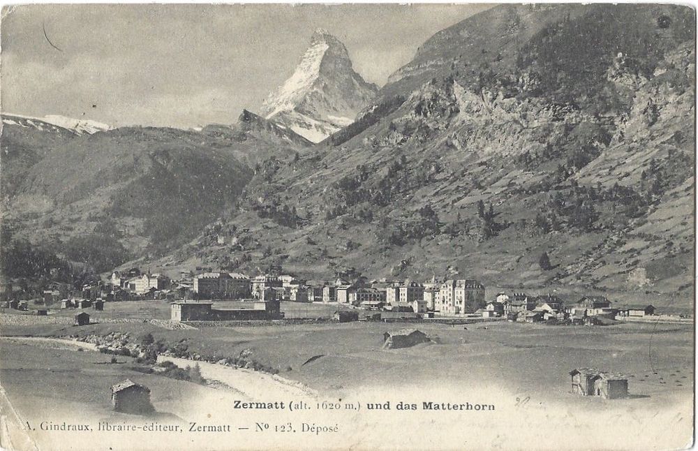 Zermatt Und Das Matterhorn 1904 Kaufen Auf Ricardo